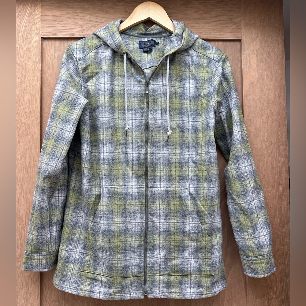 Pendleton Boyfriend Wool Zip Hoodie Size Small